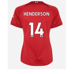 Liverpool Jordan Henderson #14 kläder Kvinnor 2022-23 Hemmatröja Kortärmad